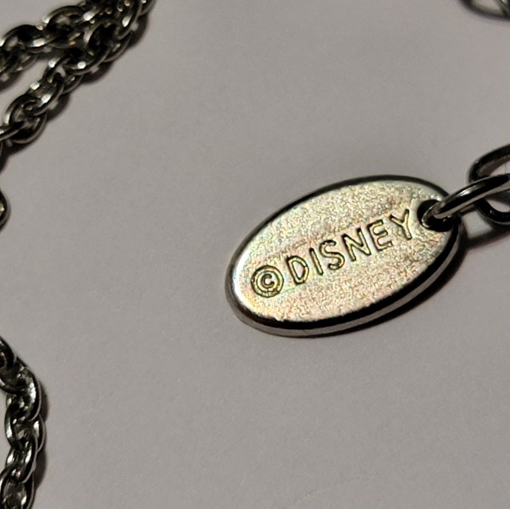 Silver tinkerbell Disney necklace